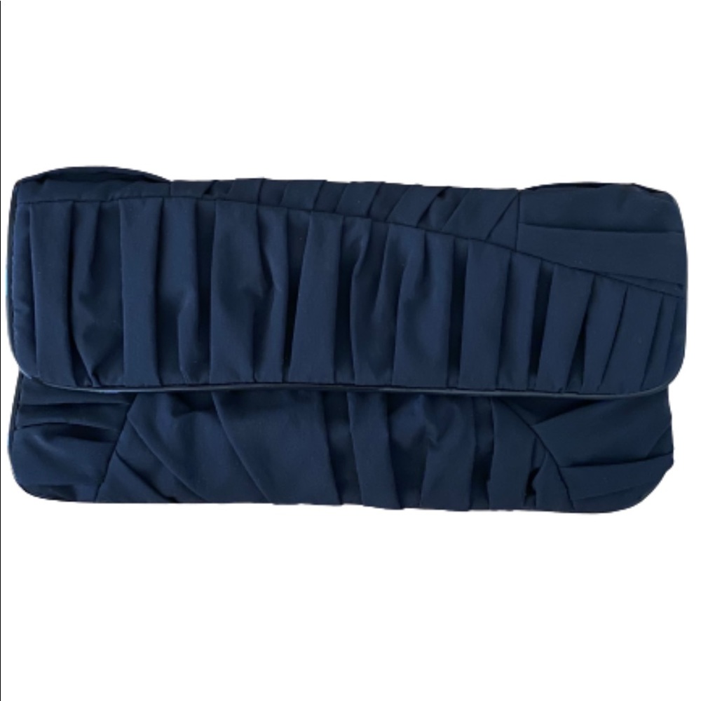 Stella McCartney Rushed Clutch with patent piping